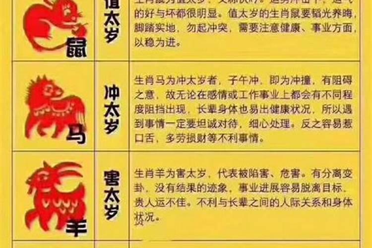 2023害太岁的生肖属相有哪些