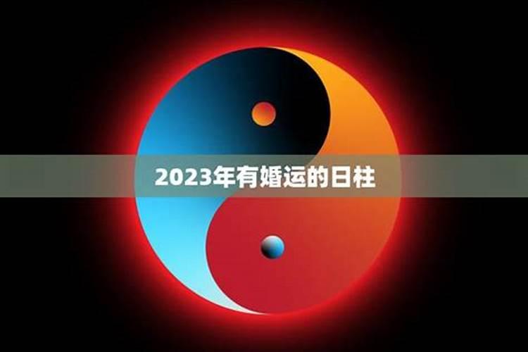 2023辛丑年有桃花运的日柱