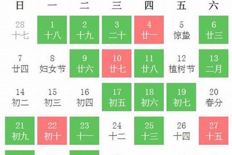 2021年3月份黄道吉日开门做生意