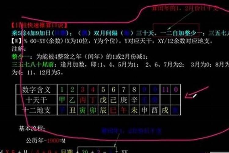 八字推算公式怎么算