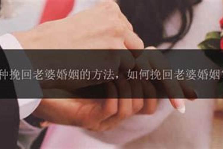 十种挽回老婆婚姻的方法（怎样挽回丈夫）