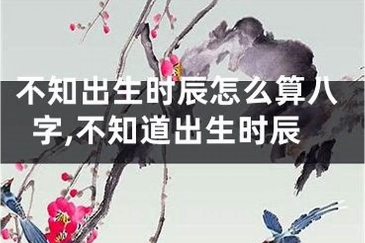 不知出生时辰如何合婚