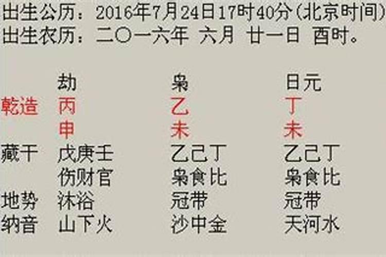 日支合化后如何定十神