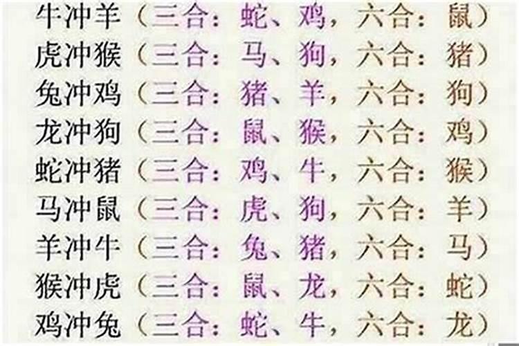 八字中什么是三合