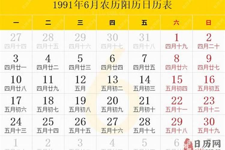 1991年农历四月十二日生命运如何