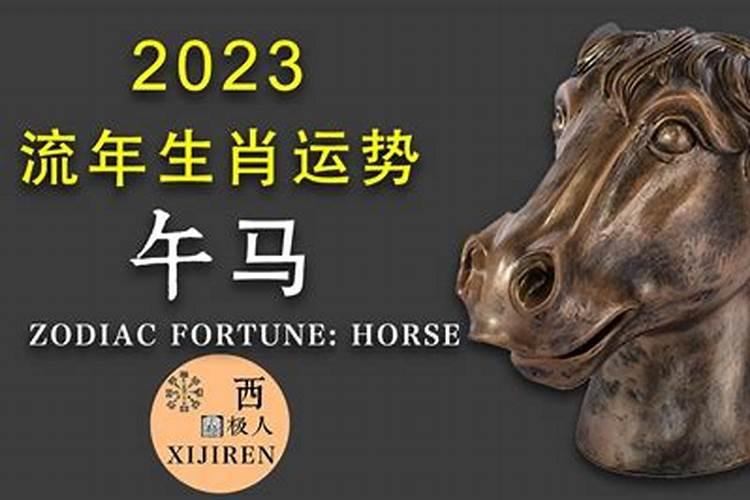 2023年生肖马的运势