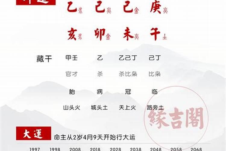 八字免费测算大运吉凶