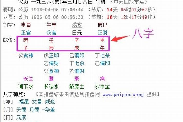 算八字看一生运程