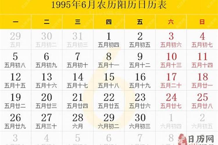 1995年1月8号农历腊月初八