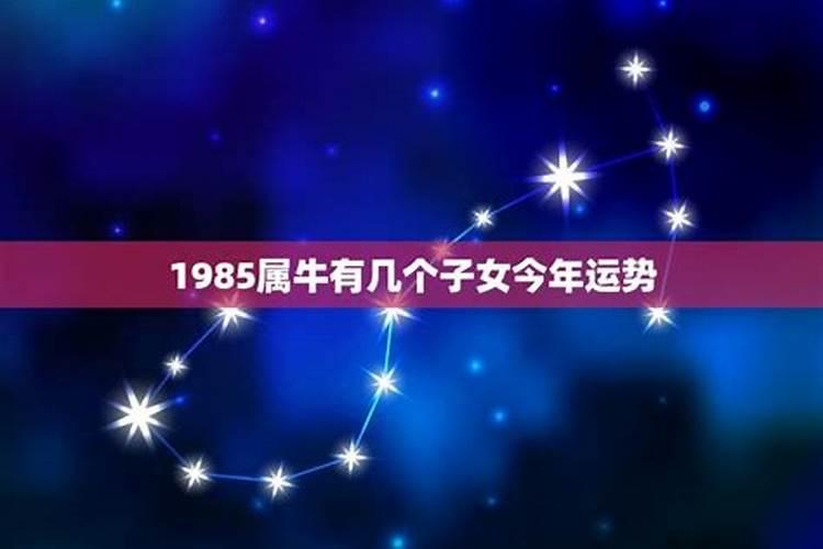 1985牛命里有几个孩子啊