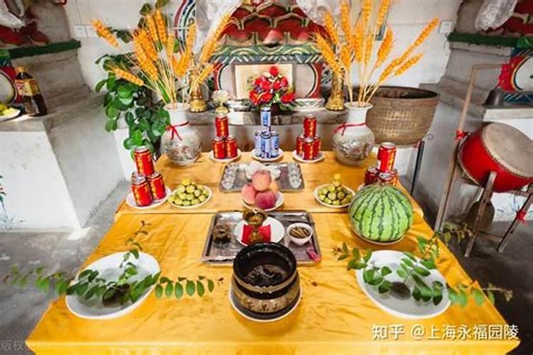 祭奠老人供品仪式完毕就可以拿走吗