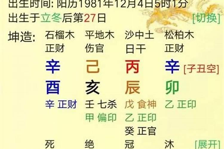 四柱八字如何取用神